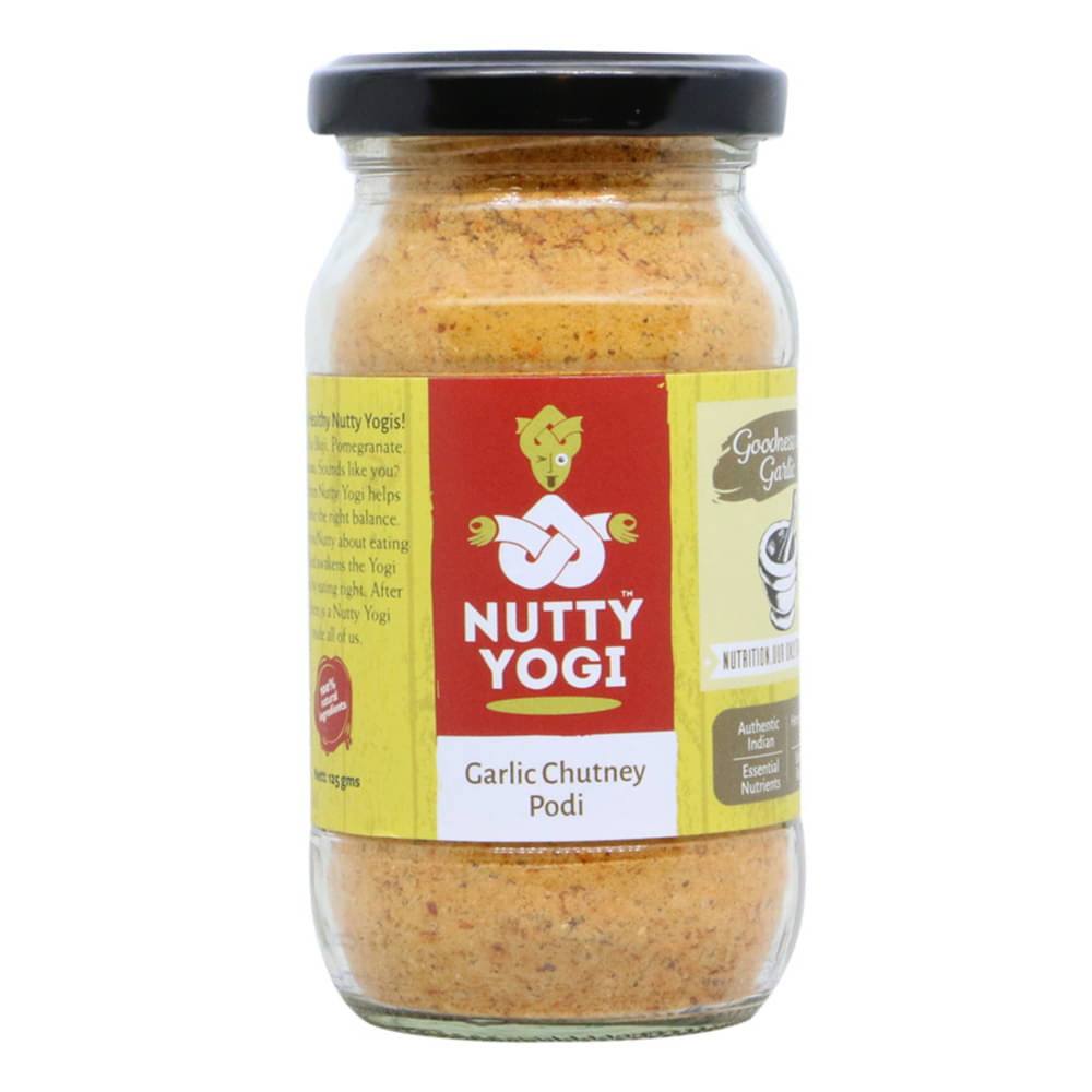     			Nutty Yogi Garlic Podi Chutney 125 g