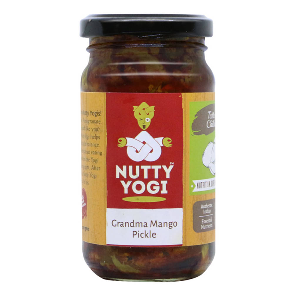 Nutty Yogi Grandma Mango Pickle 200 g Nutty Yogi Grandma Mango Pickle 200 g