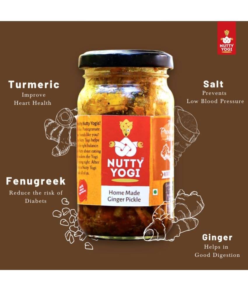 Nutty Yogi Home Made Ginger Pickle 200 g     			Nutty Yogi Home Made Ginger Pickle 200 g