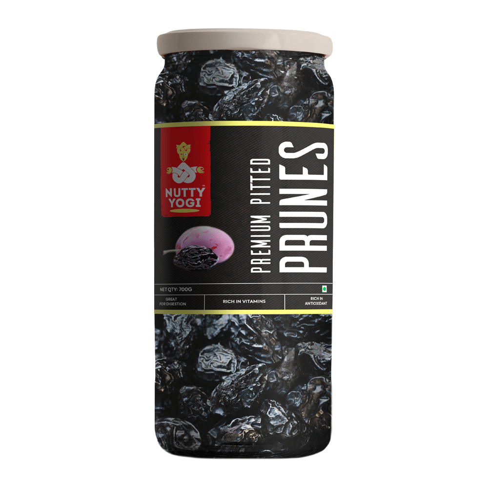     			Nutty Yogi Prunes 700g | Dried Premium Pitted California Prunes Health Snack