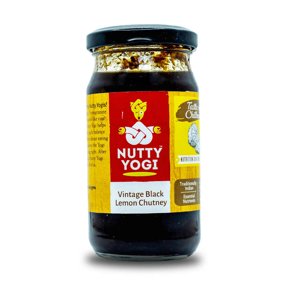 Nutty Yogi Vintage black lemon Chutney 200 g Nutty Yogi Vintage black lemon Chutney 200 g