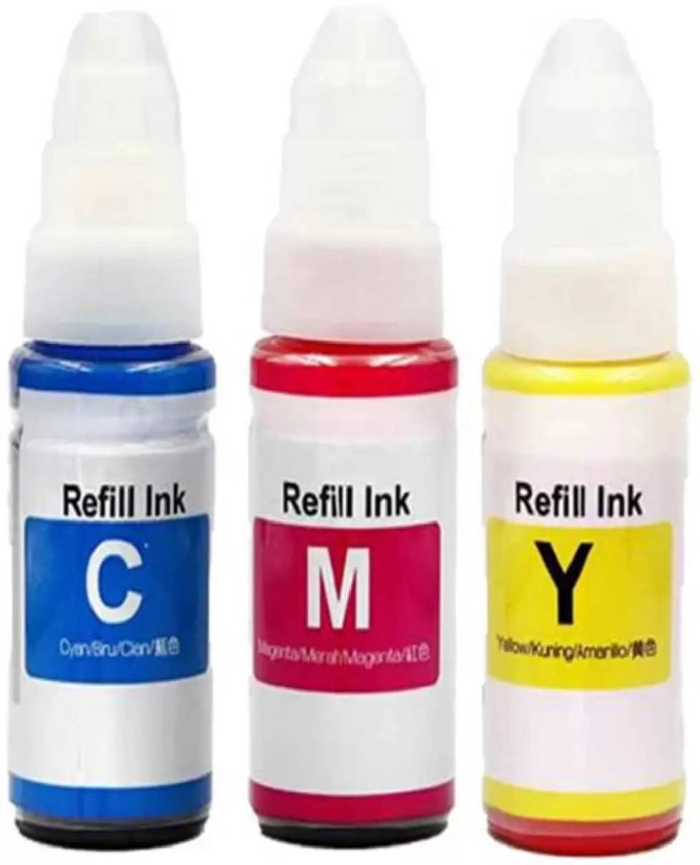     			TEQUO Gi-790 G2010 Multicolor Pack of 3 Cartridge for 790 INK G1000 , G1010 , G1100 , G2000 , G2002 , G2010 , G2012 , G2100 , G3000 , G3010