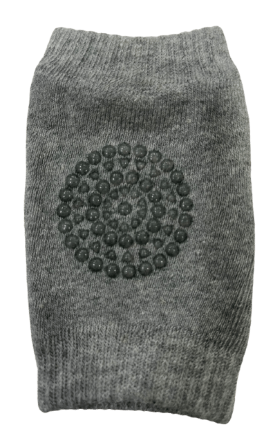 YESKART - Light Grey Cotton Baby Knee Pad ( Pair of 1 )