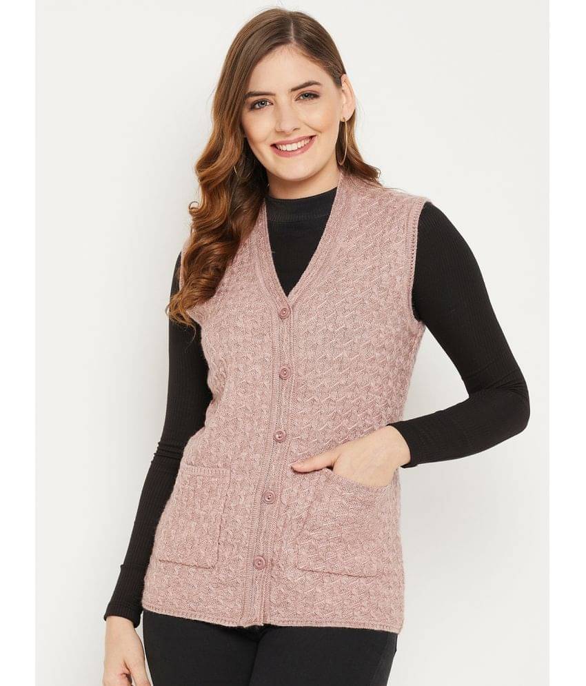 zigo Woollen V Neck Women's Buttoned Cardigans - Purple (Pack of 1) zigo Woollen V Neck Women's Buttoned Cardigans - Purple (Pack of 1)