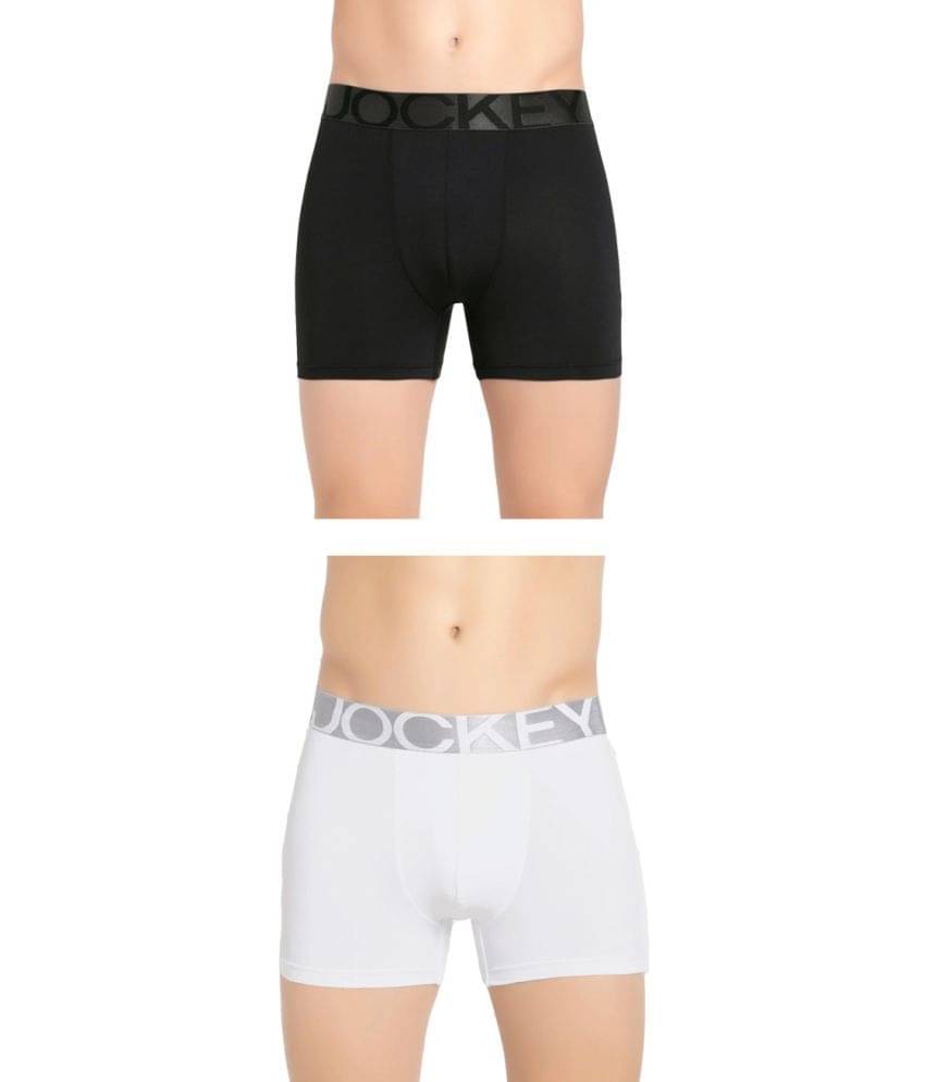 Jockey - Multicolor Microfibre Men's Trunks ( Pack of 2 ) Jockey - Multicolor Microfibre Men's Trunks ( Pack of 2 )