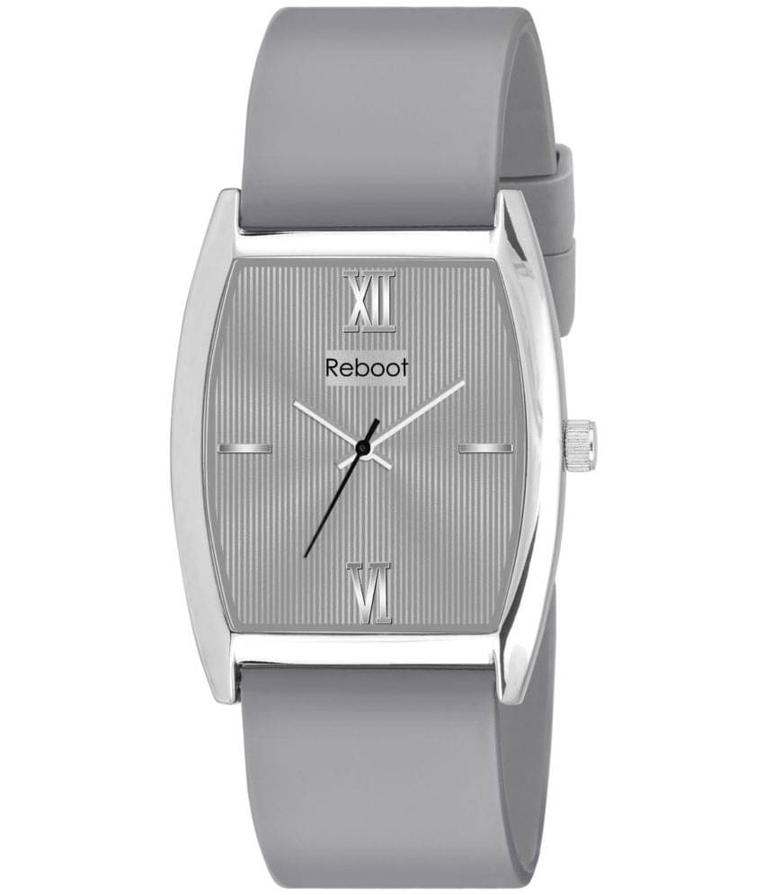     			Reboot - Light Grey Silicon Analog Men's Watch