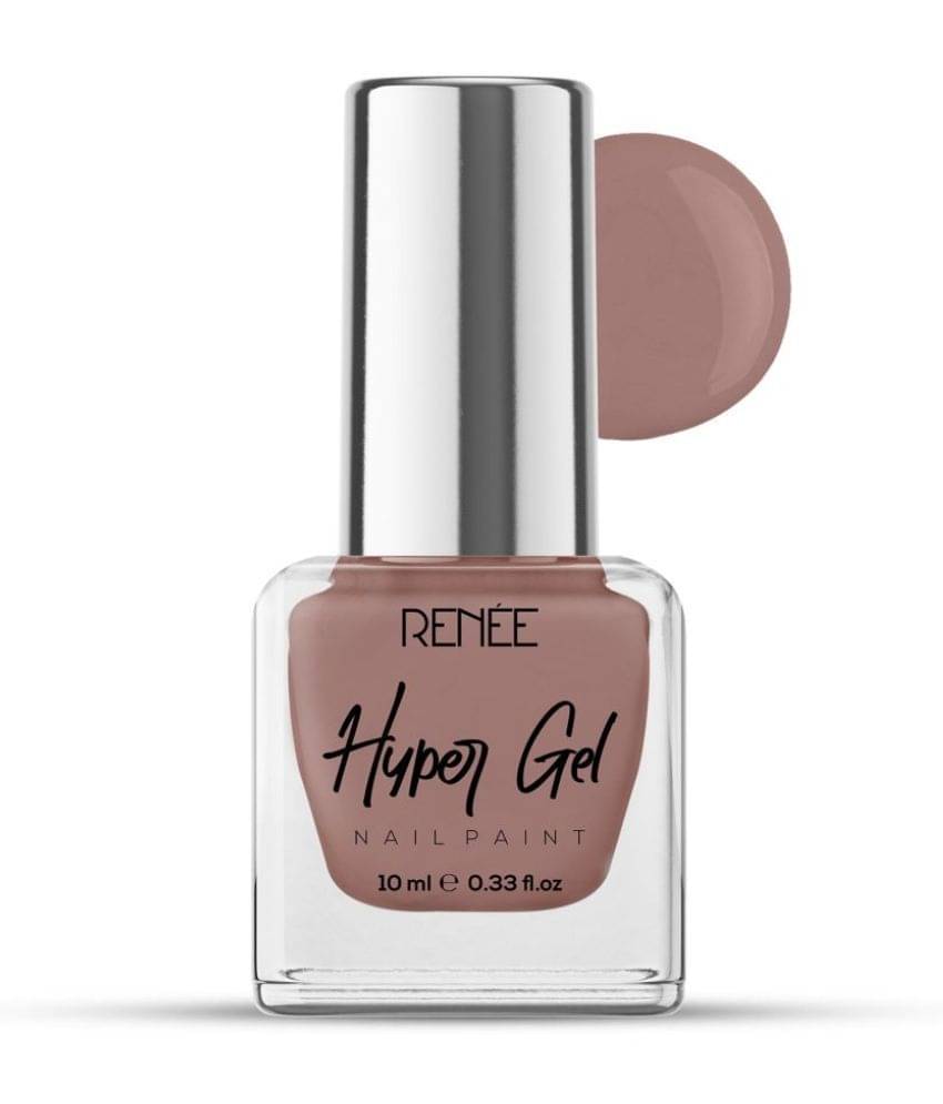     			RENEE Hyper Gel Nail Paint Shell Pink, Quick Dry, Glossy, Chip resistant, Acetone Free, (Shell Pink,10ml)