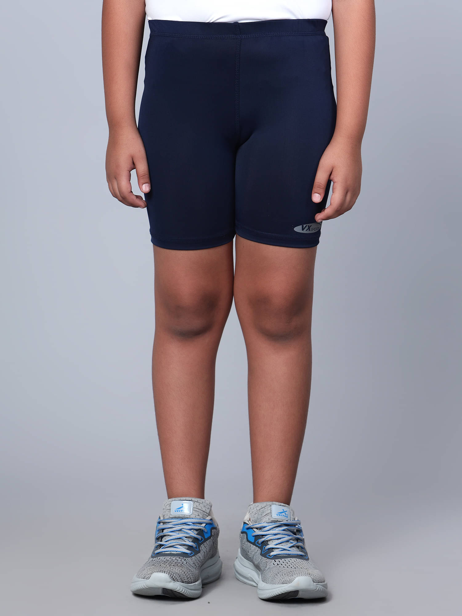     			Vector X Pack of 1 Polyester Shorts For Boys ( Navy Blue )