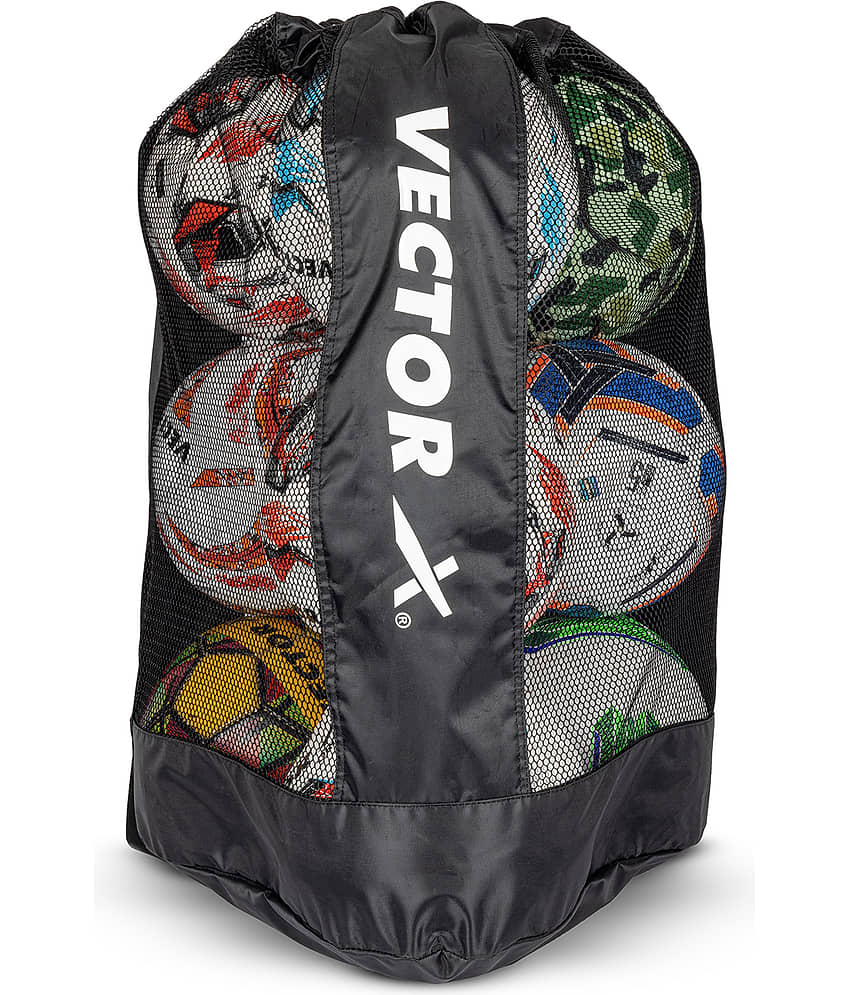 Vector X Polyester and Mesh Football Carrying Bag for 9 Balls (Black) - Sports and Fitness Equipment | Buy online on ZillyBuy