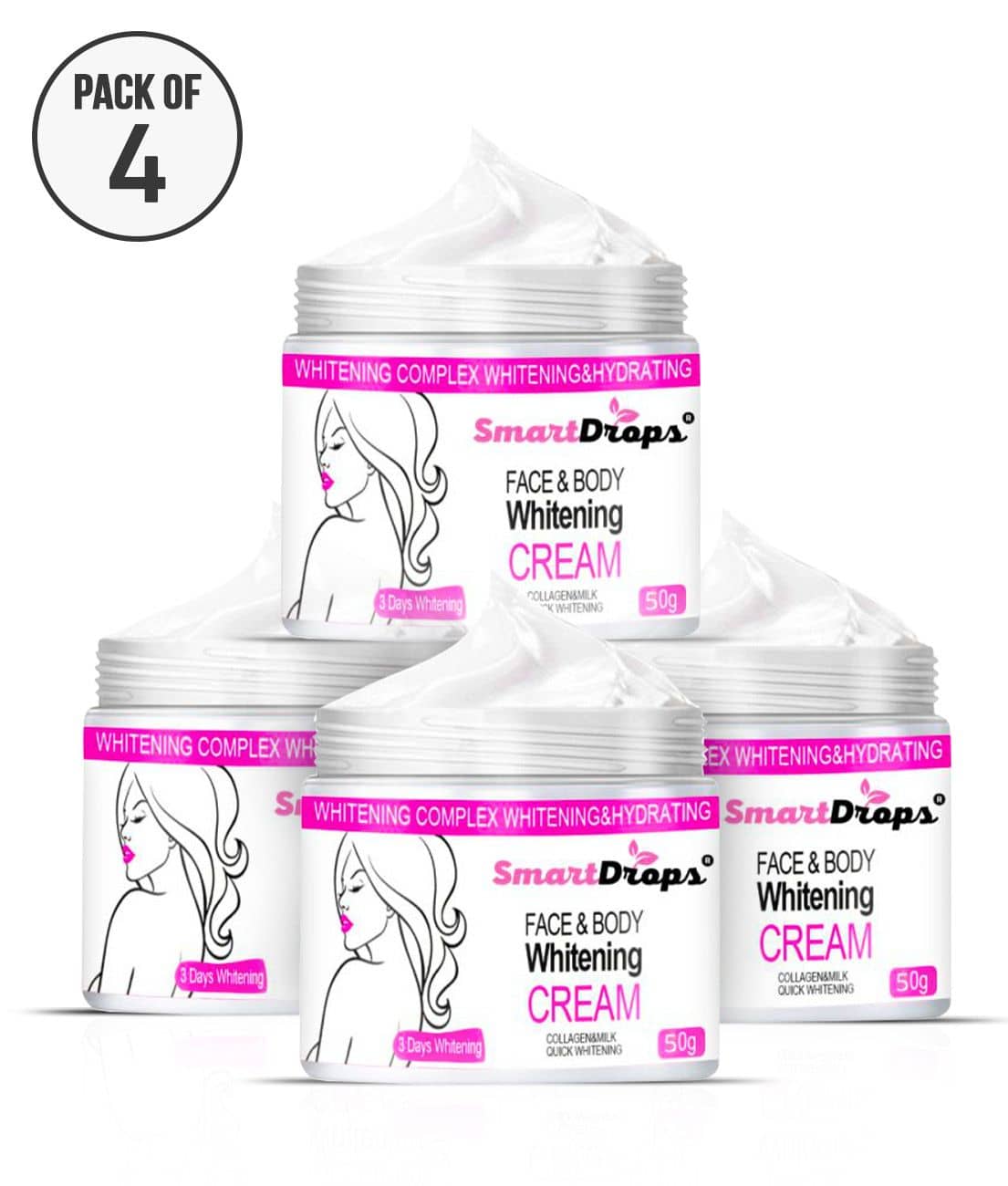 Whitening Cream For Private Parts 7 Days To Remove Melanin Underarm Whitening Cream To Remove Melani For Men & Women (50gm) Pack of 4