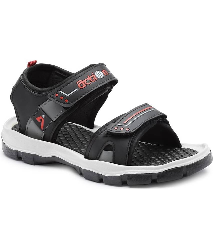 Action - Black Men's Floater Sandals