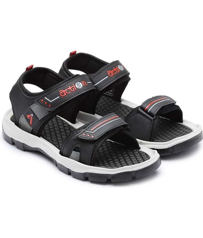 Action - Black Men's Floater Sandals