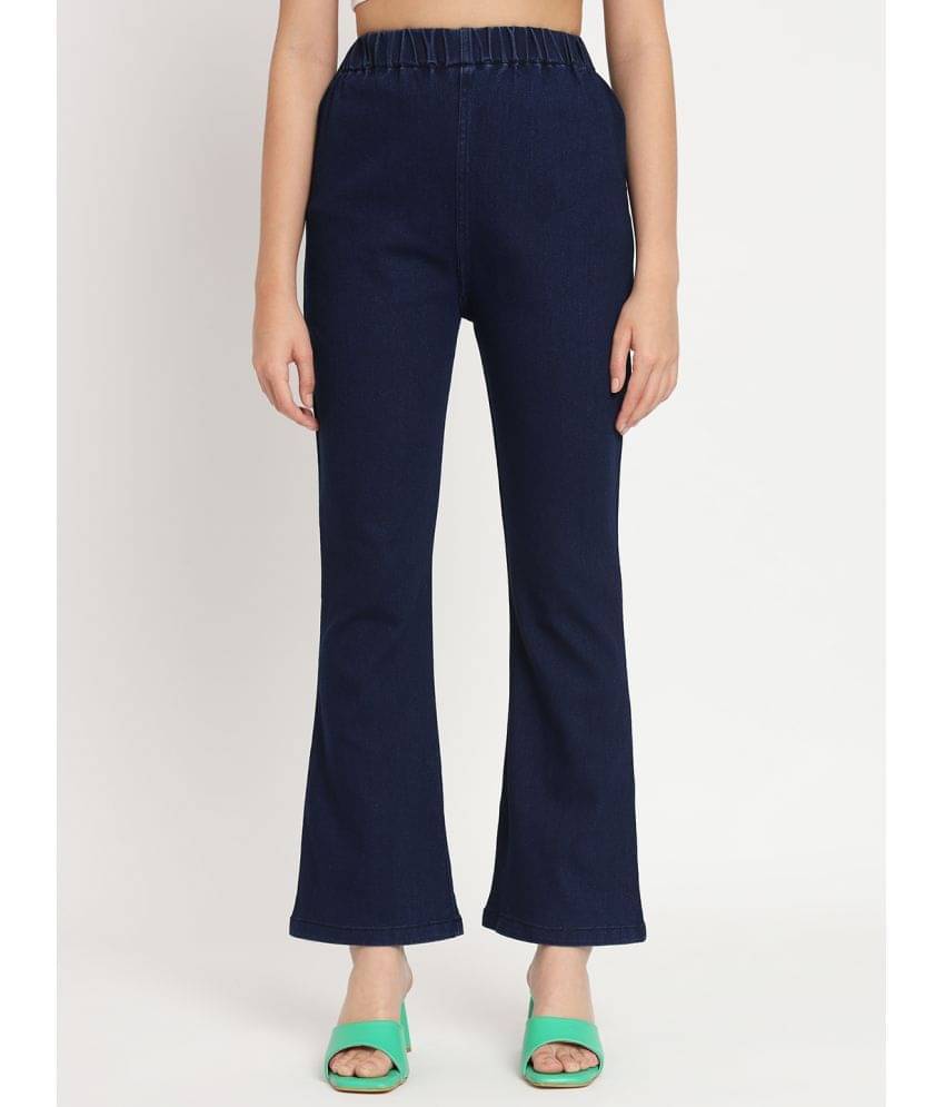     			AngelFab - Denim Regular Fit Blue Women's Jeggings ( Pack of 1 )