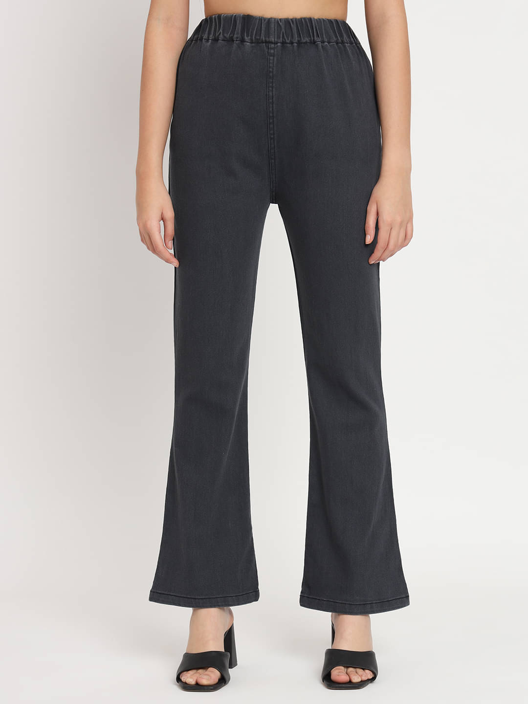     			AngelFab - Denim Regular Fit Grey Women's Jeggings ( Pack of 1 )