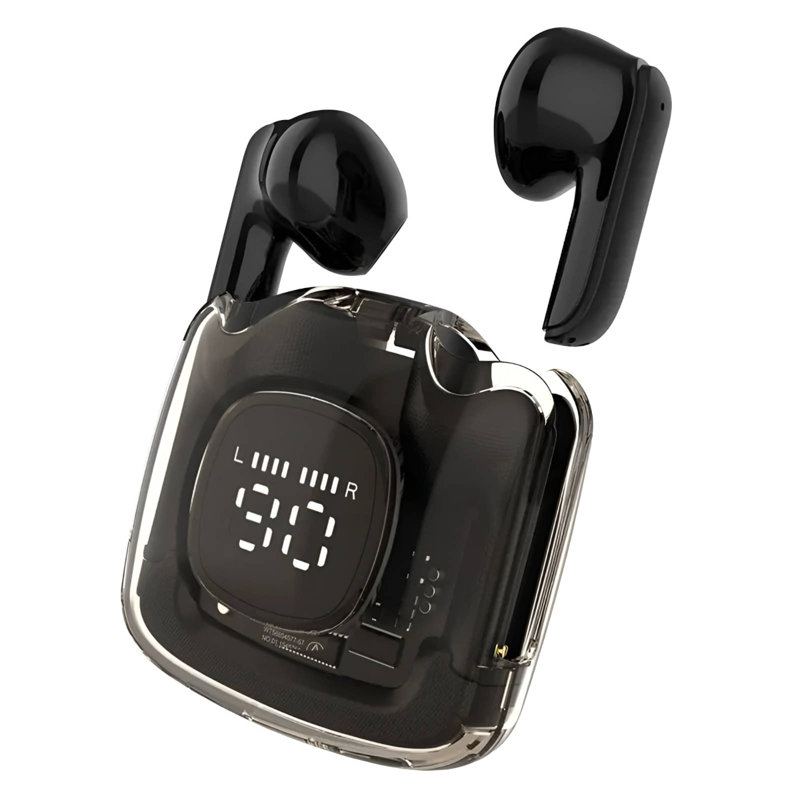 COREGENIX Digital Display Bluetooth True Wireless (TWS) In Ear 30 Hours Playback Fast charging IPX4(Splash & Sweat Proof) Black COREGENIX Digital Display Bluetooth True Wireless (TWS) In Ear 30 Hours Playback Fast charging IPX4(Splash & Sweat Proof) Black