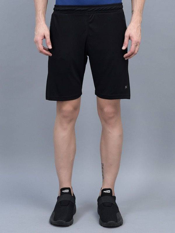     			Force NXT - Black Cotton Blend Men's Shorts ( Pack of 1 )
