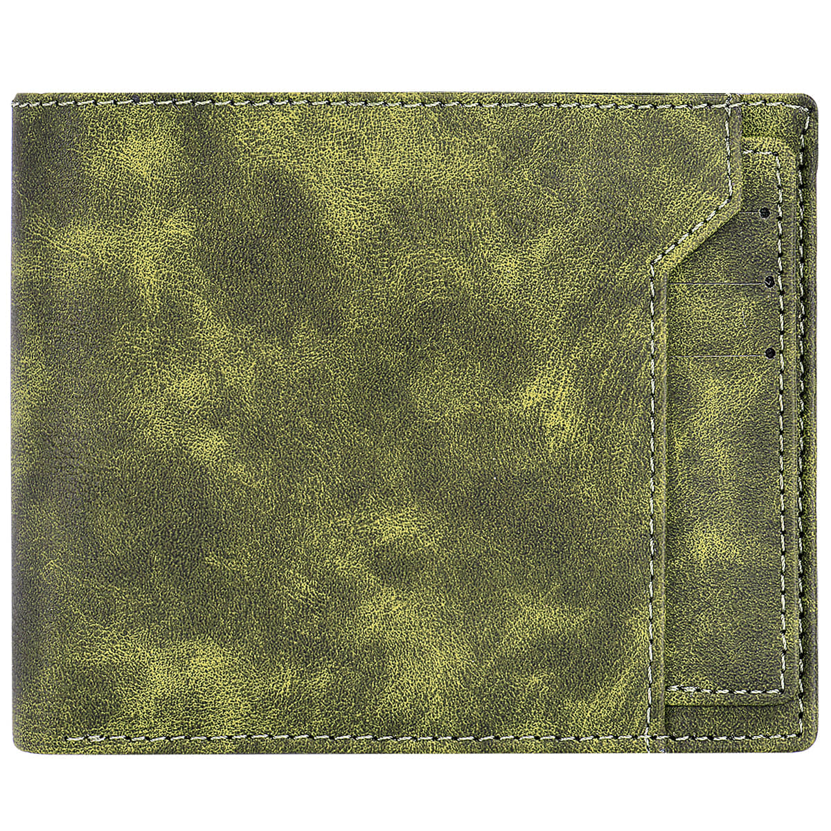 GEEO - Green Faux Leather Men's Two Fold Wallet ( Pack of 1 ) - Handbags | Buy online on ZillyBuy