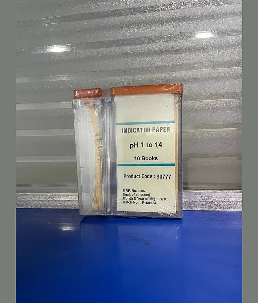 INDICATOR PAPER pH 1TO 14 10BOOKS - Stationery | Buy online on ZillyBuy