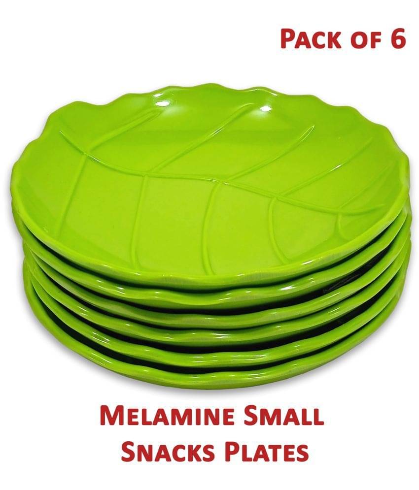 Inpro 6 Pcs Melamine Dark Green Quarter Plate Inpro 6 Pcs Melamine Dark Green Quarter Plate