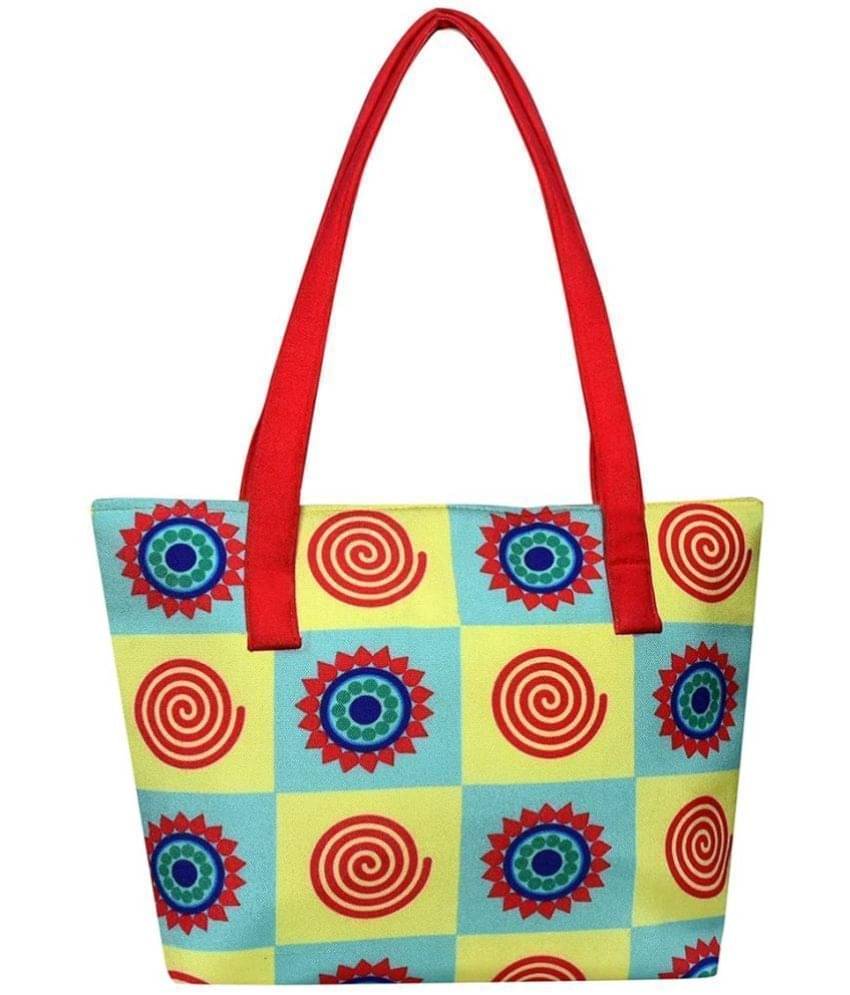     			Jellify - Multicolor Canvas Tote Bag