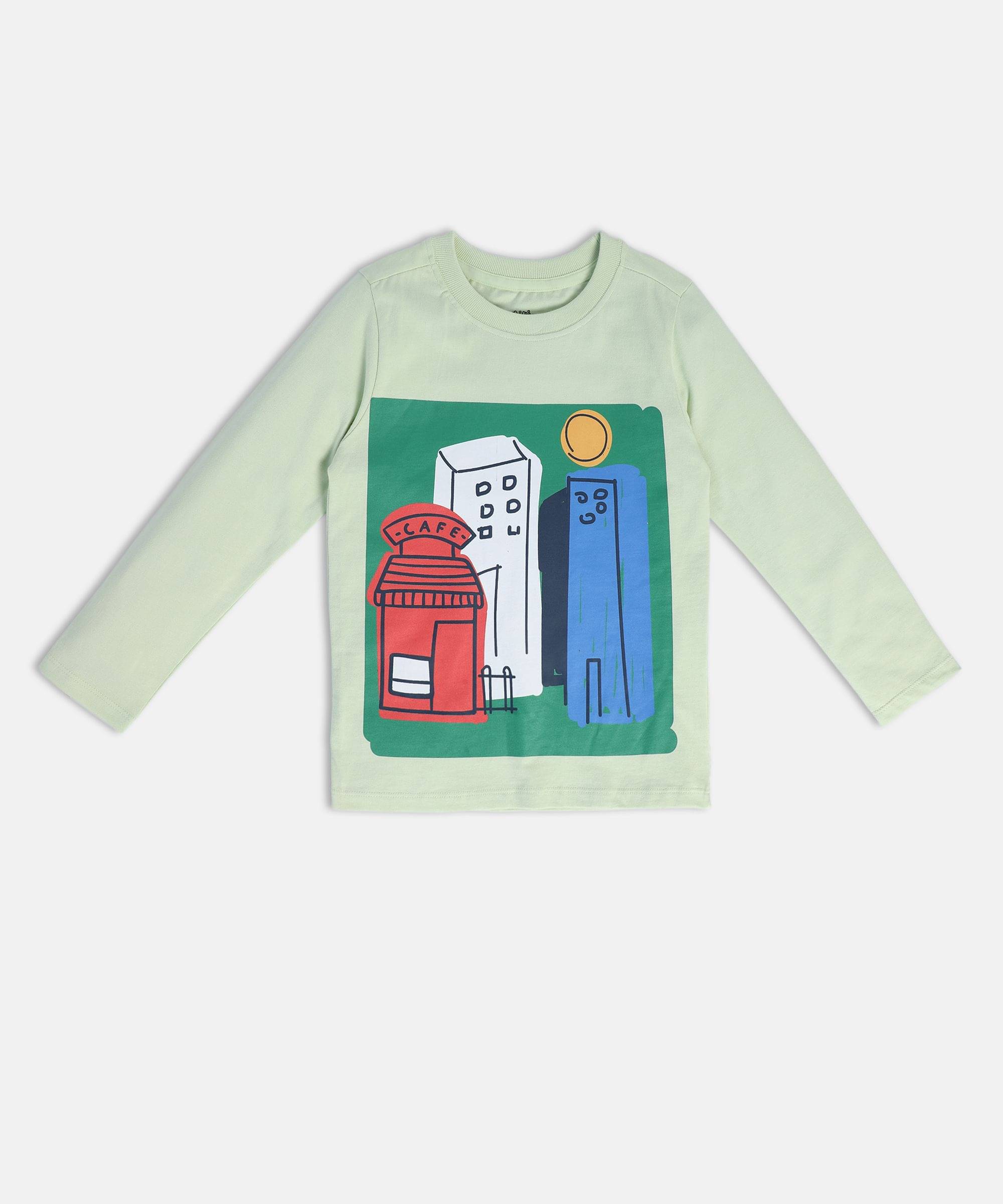     			MINI KLUB Pack of 1 Boys Cotton T-Shirt ( Green )