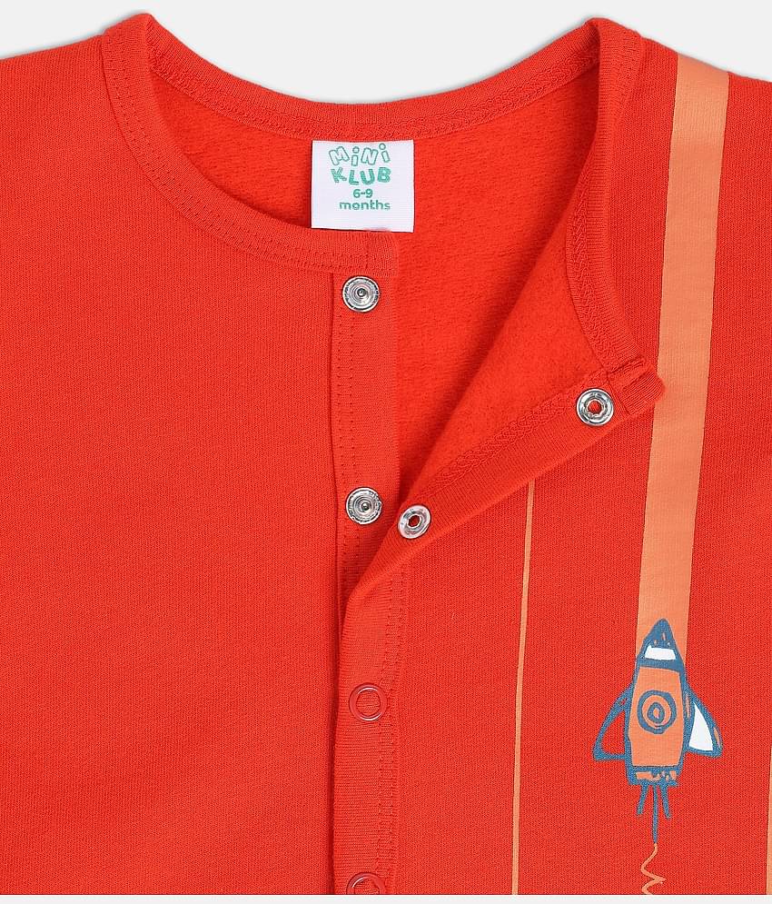 MINI KLUB Pack of 1 Baby Boys Cotton Top ( Multi )