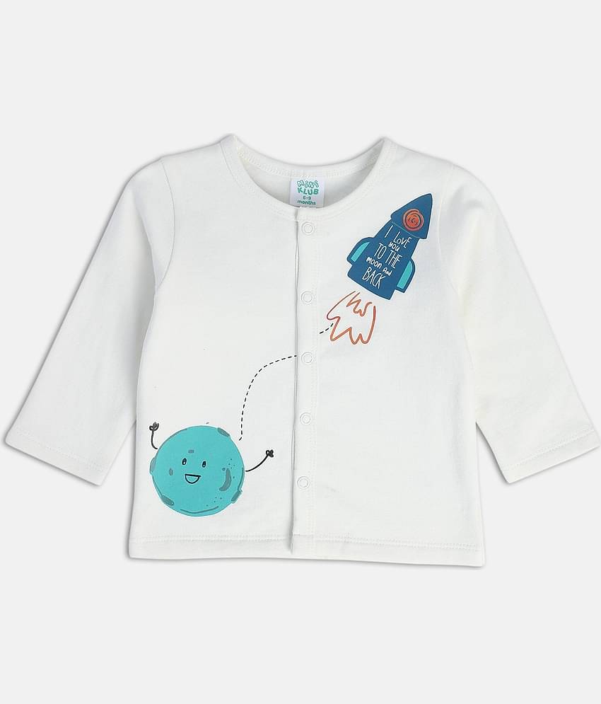 MINI KLUB Pack of 1 Baby Boys Cotton Top ( Multi )