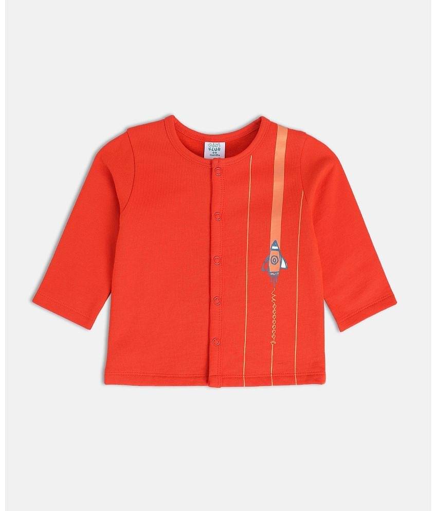 MINI KLUB Pack of 1 Baby Boys Cotton Top ( Multi )