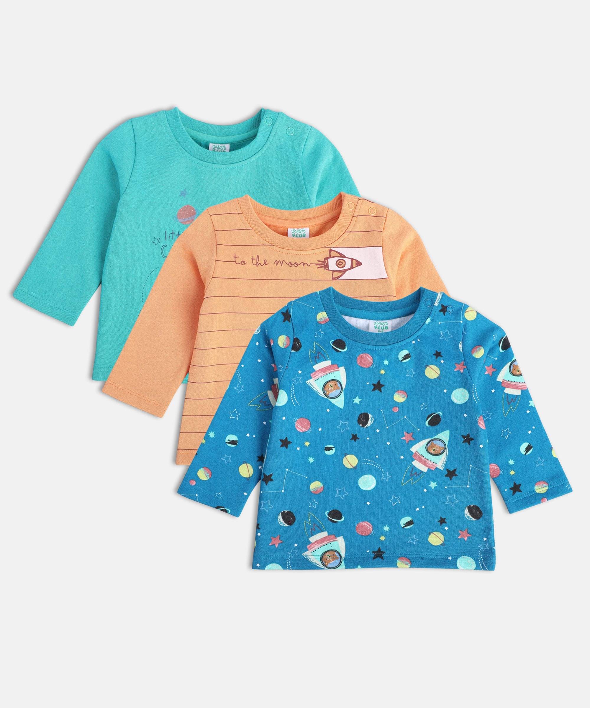     			MINI KLUB Pack of 1 Baby Boys Cotton T-Shirt ( Multi )