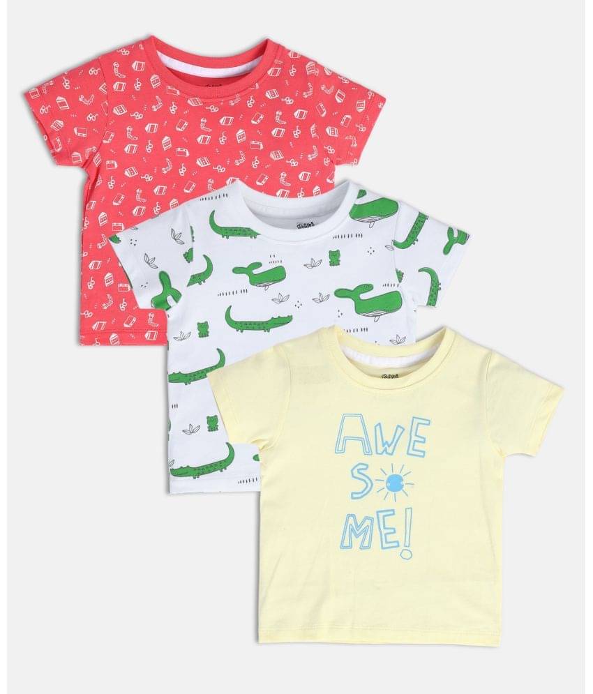     			MINI KLUB Pack of 1 Baby Boys Cotton T-Shirt ( Multi )