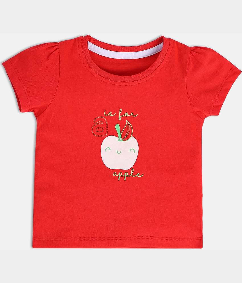 MINI KLUB Pack of 1 Baby Girls Cotton Top ( Multi )