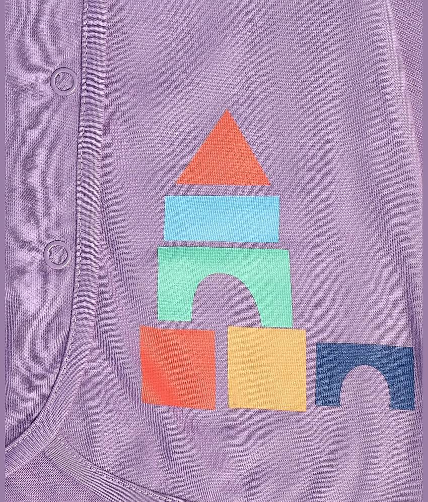 MINI KLUB Pack of 1 Baby Girls Cotton Top ( Multi )