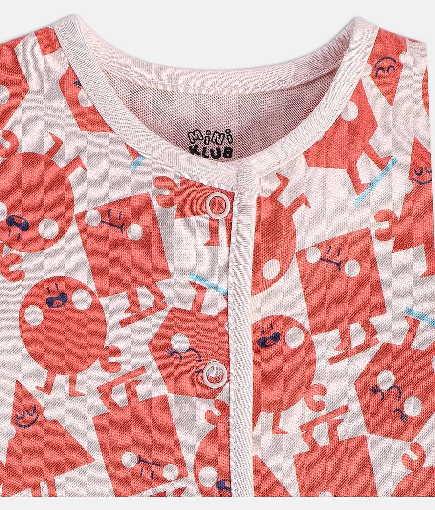 MINI KLUB Pack of 1 Baby Girls Cotton Top ( Multi )