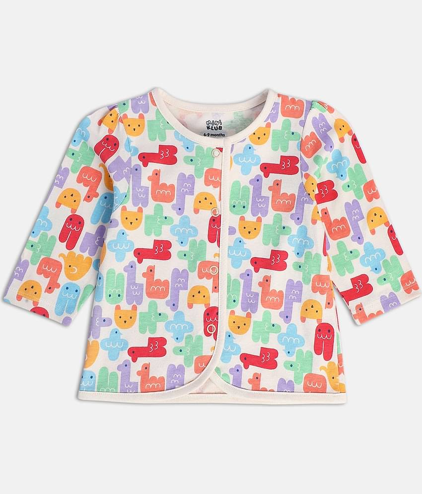MINI KLUB Pack of 1 Baby Girls Cotton Top ( Multi )