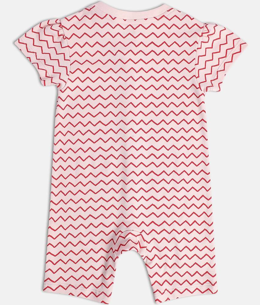 MINI KLUB - Multi Color Cotton Rompers For Baby Girl ( Pack of 1 )
