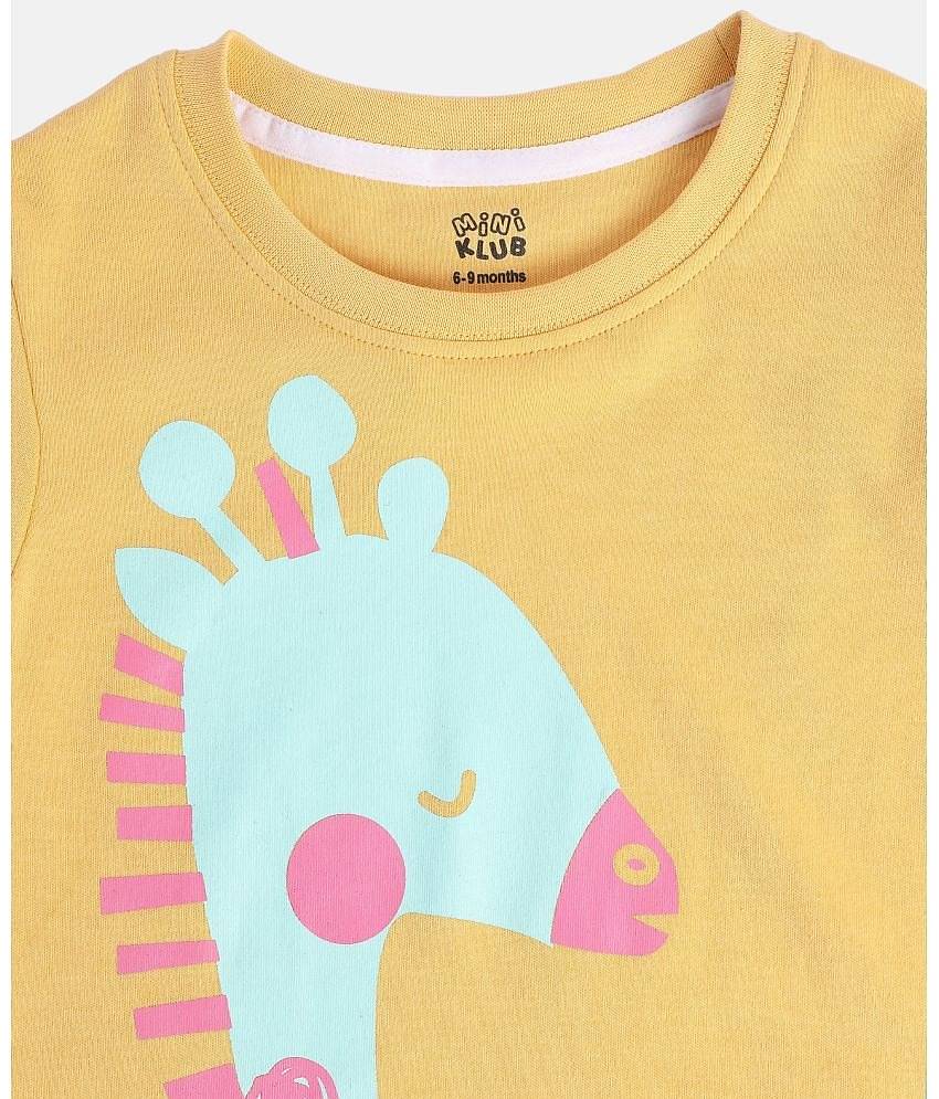 MINI KLUB - Multi Color Cotton Rompers For Baby Girl ( Pack of 1 )