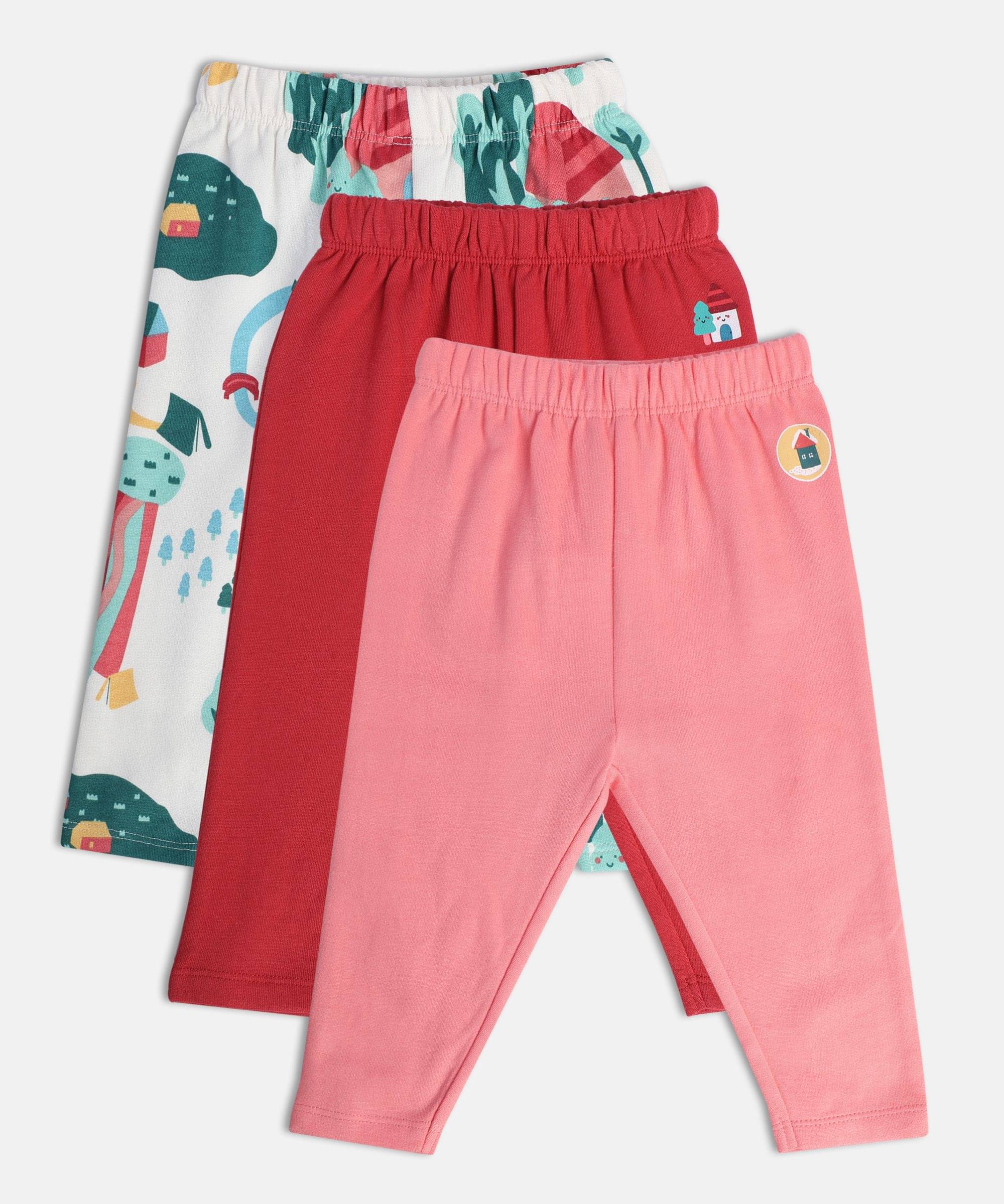     			MINI KLUB Pack of 1 Baby Girls Cotton Legging ( Multi )