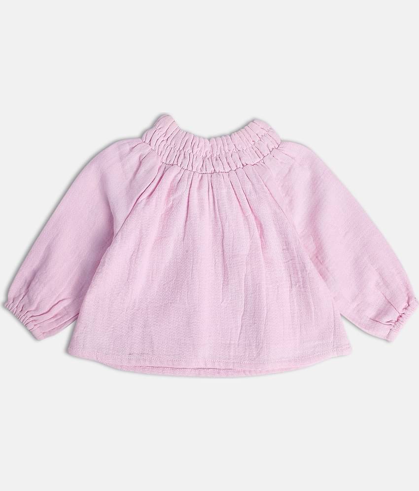 MINI KLUB Pack of 1 Baby Girls Cotton Top ( Pink )