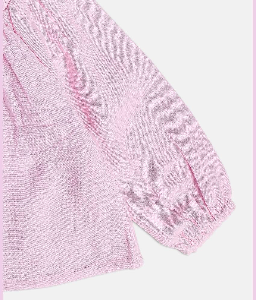 MINI KLUB Pack of 1 Baby Girls Cotton Top ( Pink )