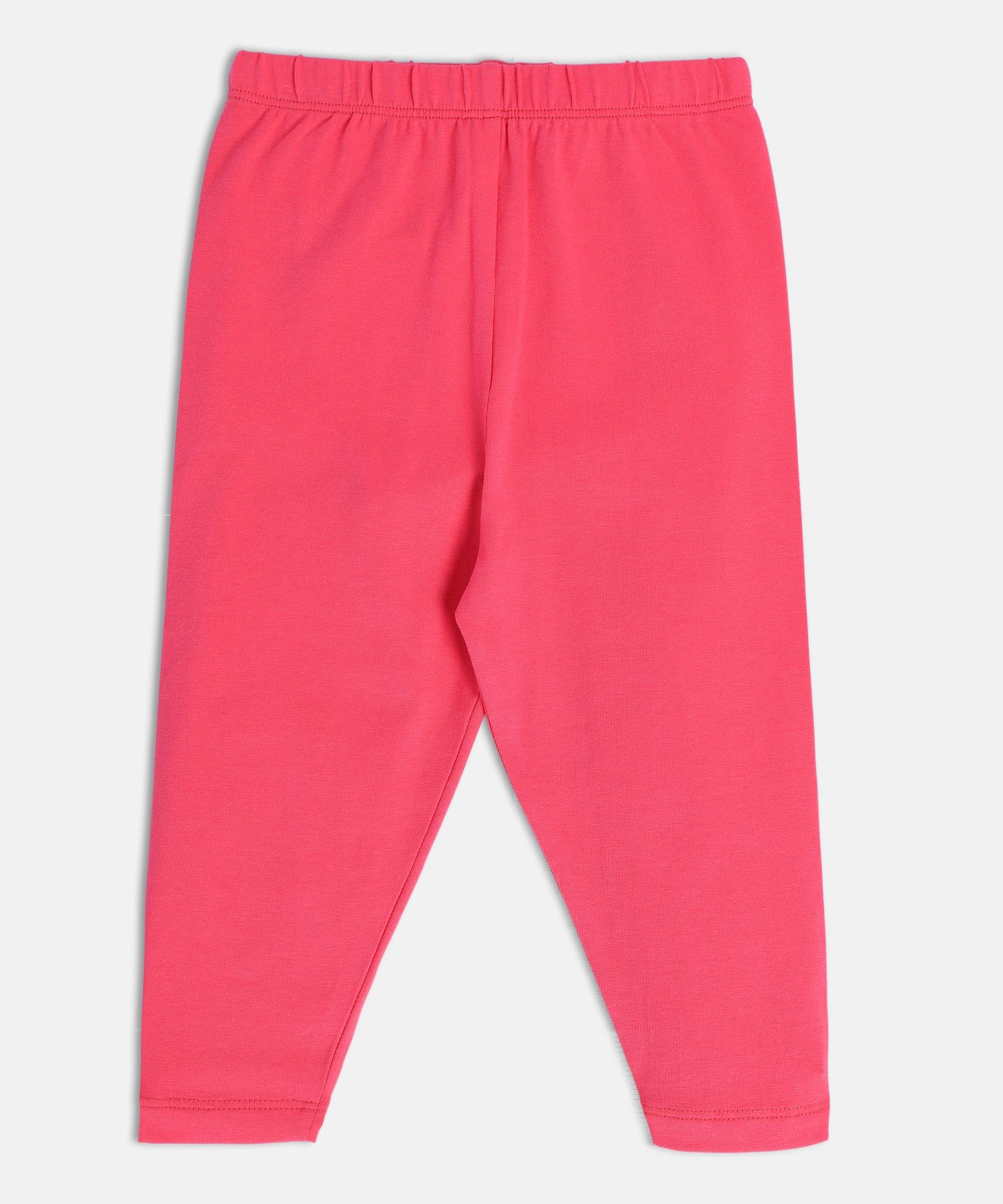     			MINI KLUB Pack of 1 Baby Girls Cotton Legging ( Pink )