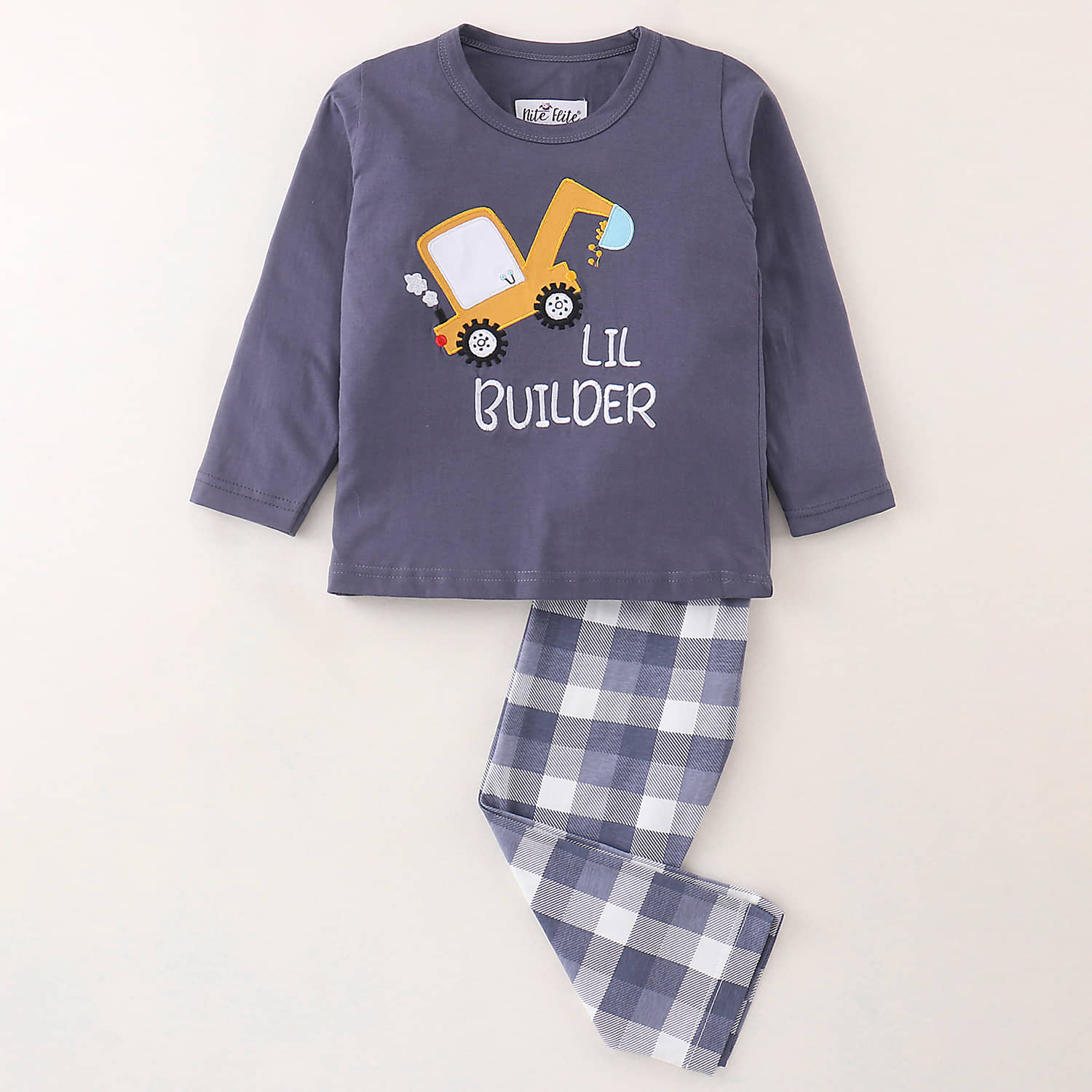 Nite Flite Pack of 1 Boys 100% Cotton Nightsuit Set ( Multi Color ) - Nightwear & Loungewear | Buy online on ZillyBuy
