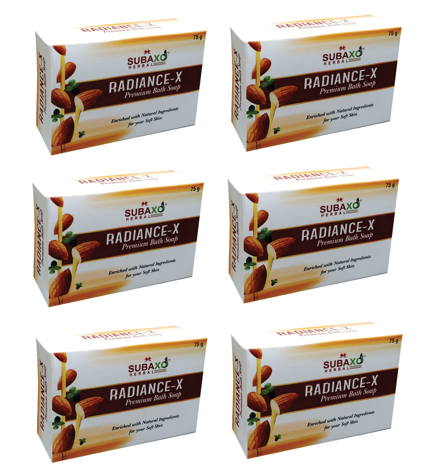     			Subaxo - Freshness Soap for All Skin Type ( Pack of 6 )