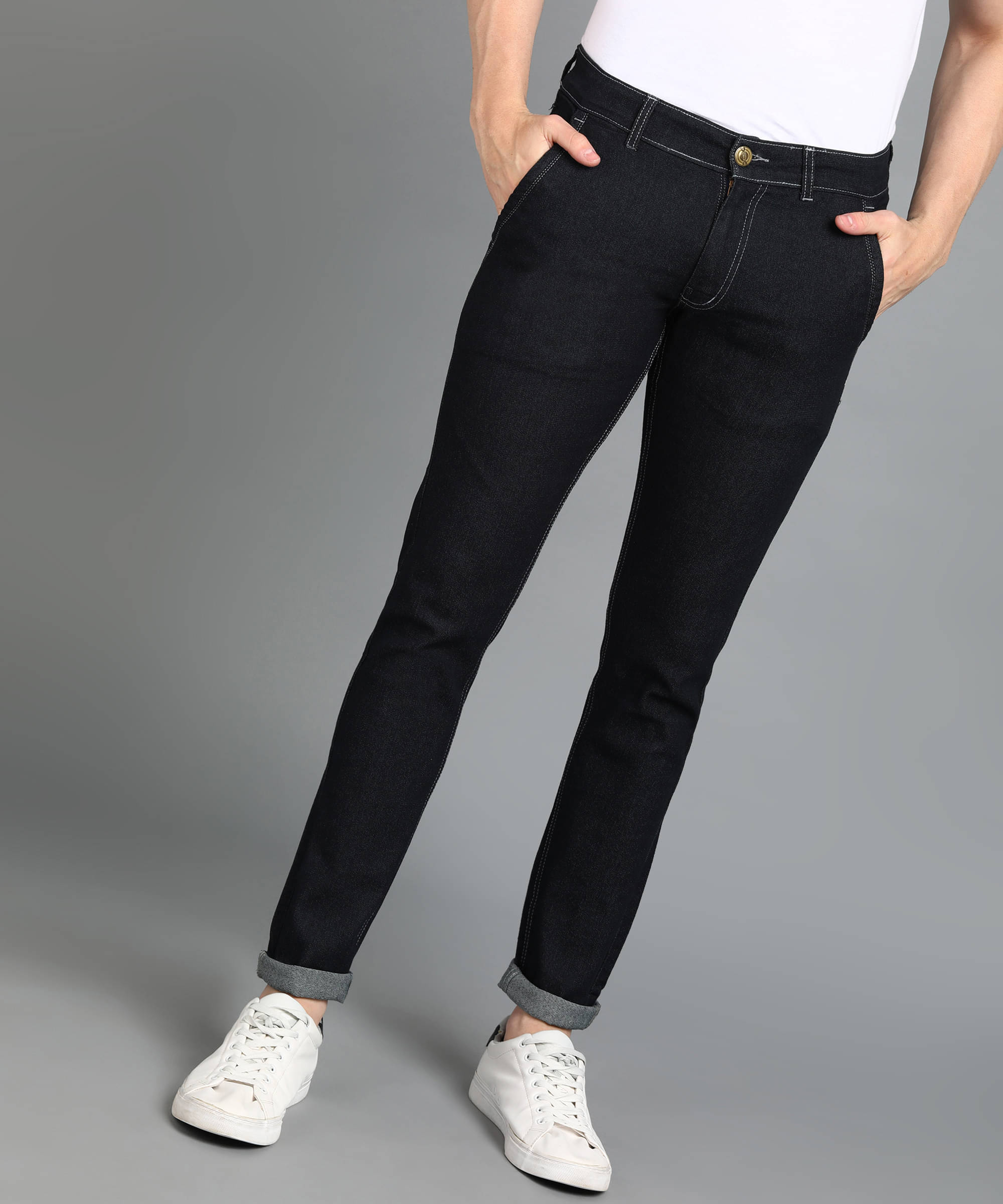 Supernova Inc. Slim Fit Washed Men's Jeans - Black ( Pack of 1 ) Supernova Inc. Slim Fit Washed Men's Jeans - Black ( Pack of 1 )
