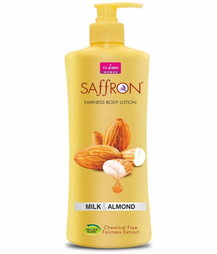     			VI-JOHN Saffron Milk Almond Fairness Body Lotion for Men & Women 400ml -Pack of 1