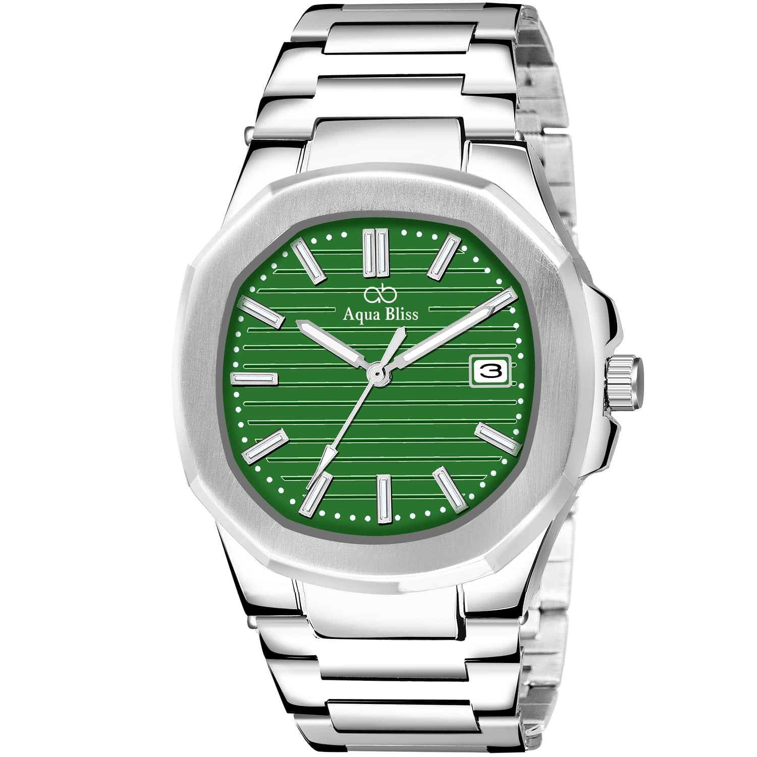 AQUA BLISS - Silver Stainless Steel Analog Men's Watch