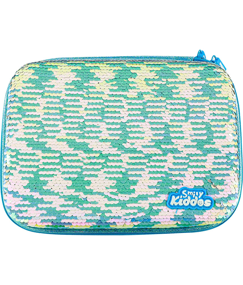 Bling pencil case Ice cream Blue - Stationery | Buy online on ZillyBuy