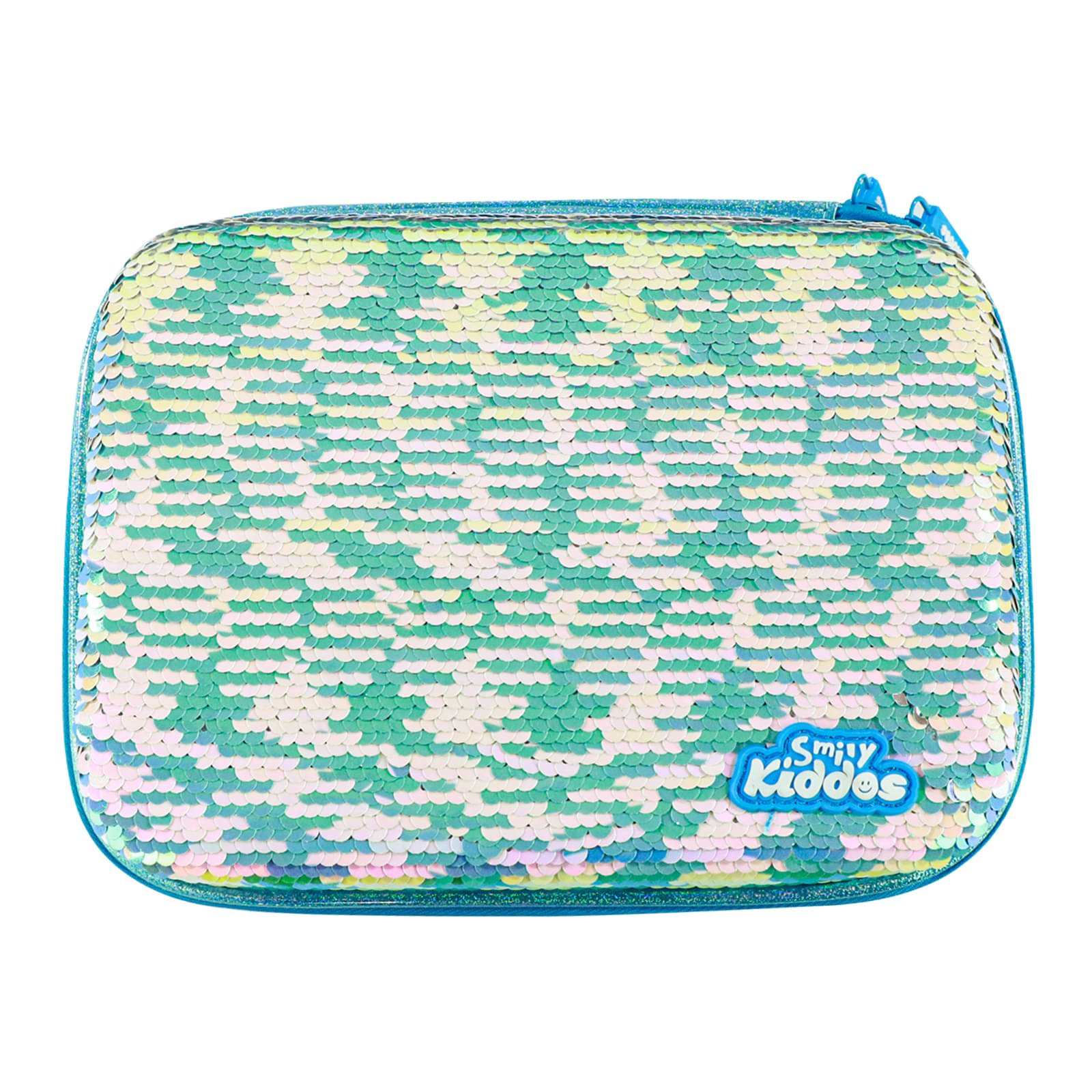 Bling pencil case Rain Bow unicorn Light Blue Bling pencil case Rain Bow unicorn Light Blue