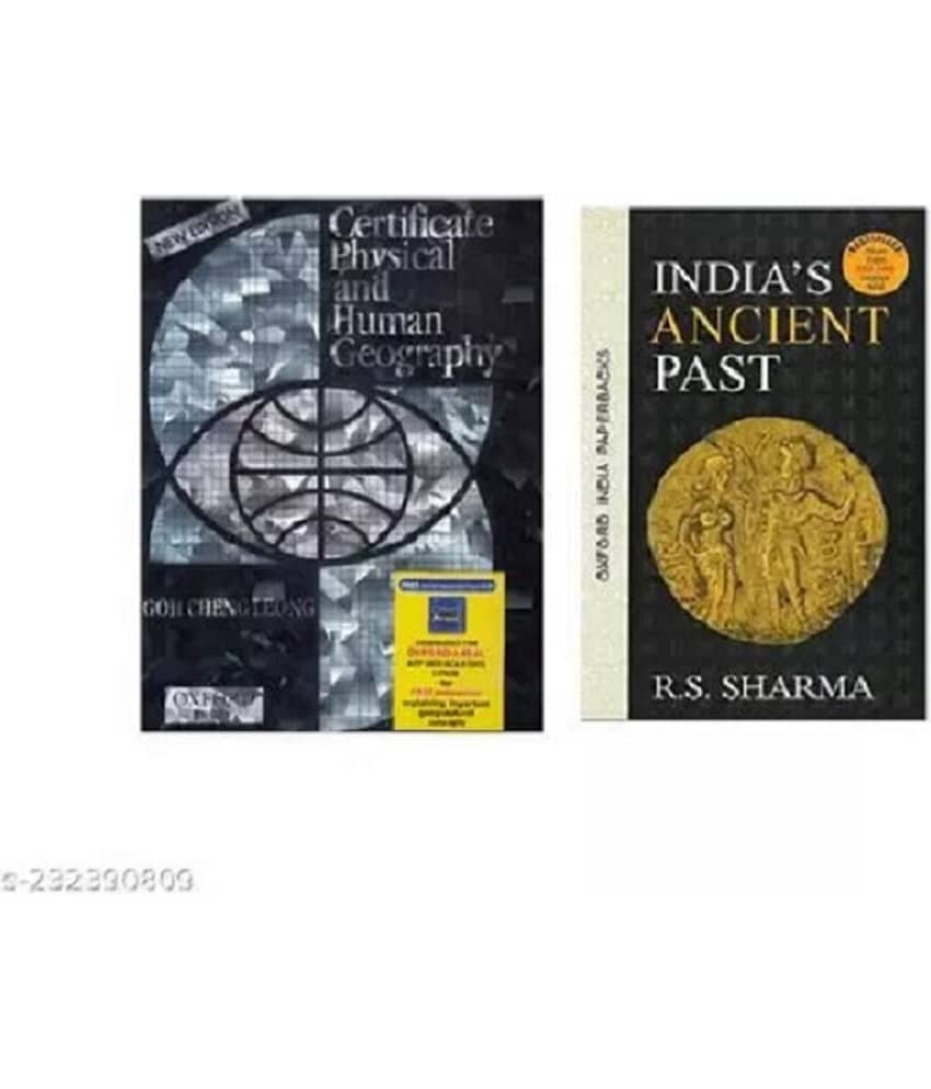 Certificate Physical And Human Geography by G C Leong + India's Ancient Past By R.S Sharma - Stationery | Buy online on ZillyBuy