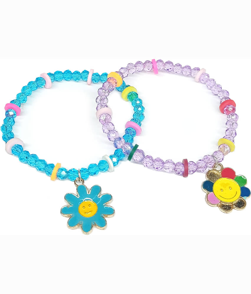 DAIVYA WELLNESS - Multicolor Bracelet ( Pack of 2 ) - Bangles & Bracelets | Buy online on ZillyBuy