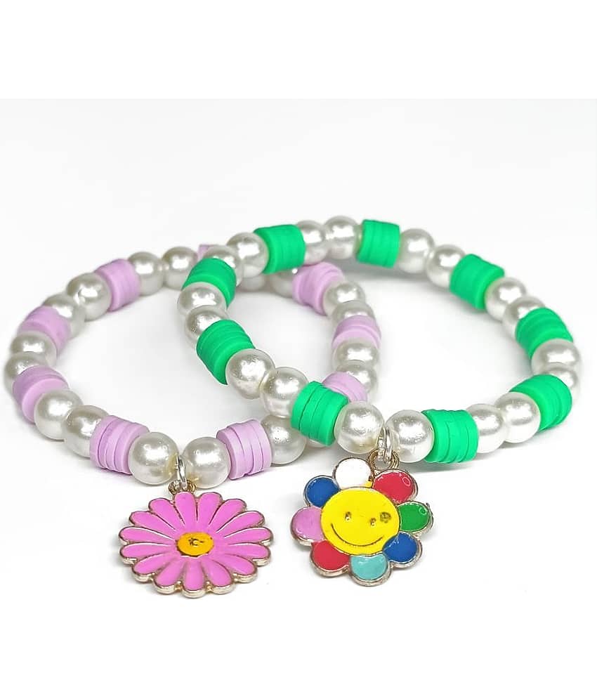 DAIVYA WELLNESS - Multicolor Bracelet ( Pack of 2 ) - Bangles & Bracelets | Buy online on ZillyBuy